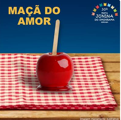 maça do amor na festa junina em uberlandia