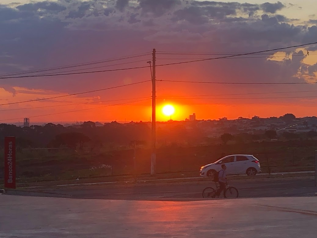 por do sol em uberlandia