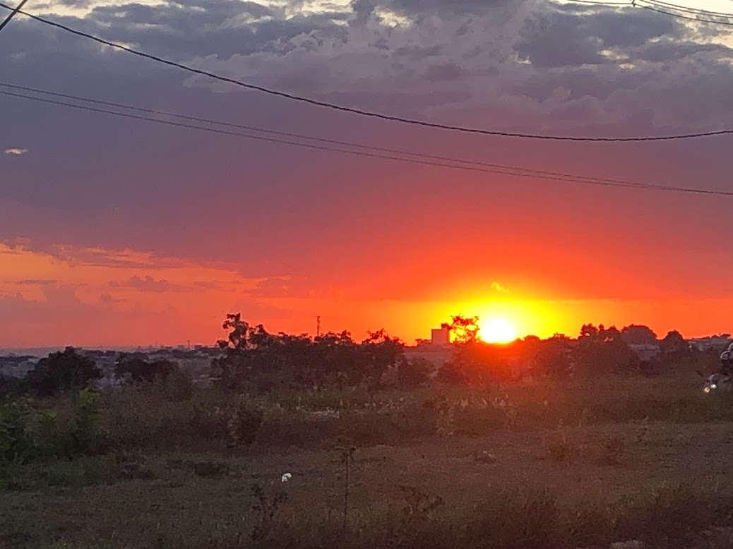 Por do sol em Uberlândia